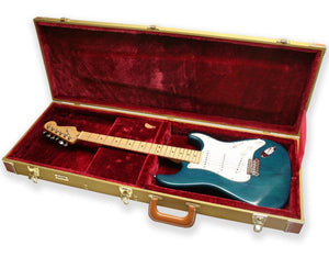 GATOR Electric Guitar Deluxe Wood Case, Tweed