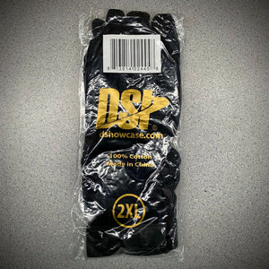 DSI Black Deluxe Velcro Gloves (sizes s-2xl)