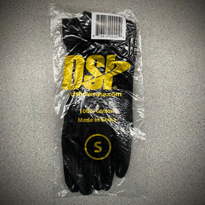 DSI Black Deluxe Velcro Gloves (sizes s-2xl)