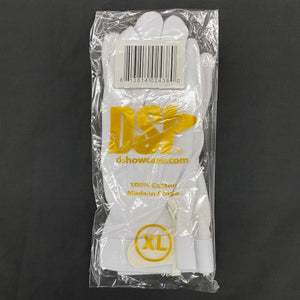 DSI White Deluxe Velcro Gloves (sixe xs-2xl)