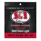 SIT S942 Power Wound Extra Light Electric Strings