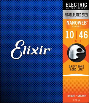 Elixir Nanoweb 10-46 Light Electric Guitar Strings