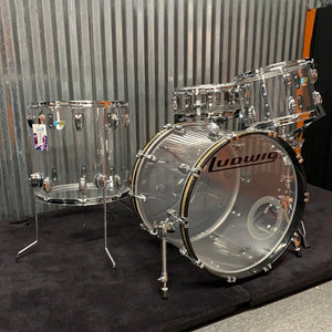 Ludwig Vistalite shell pack (clear)